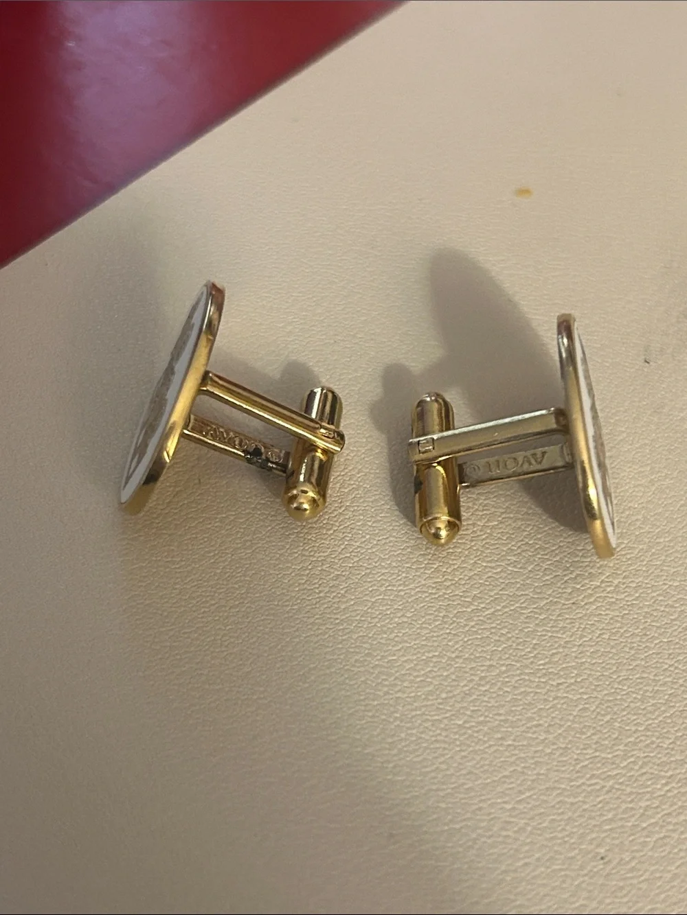 Vintage 1970’s Avon Enameled Antique Automobiles Cuff Links